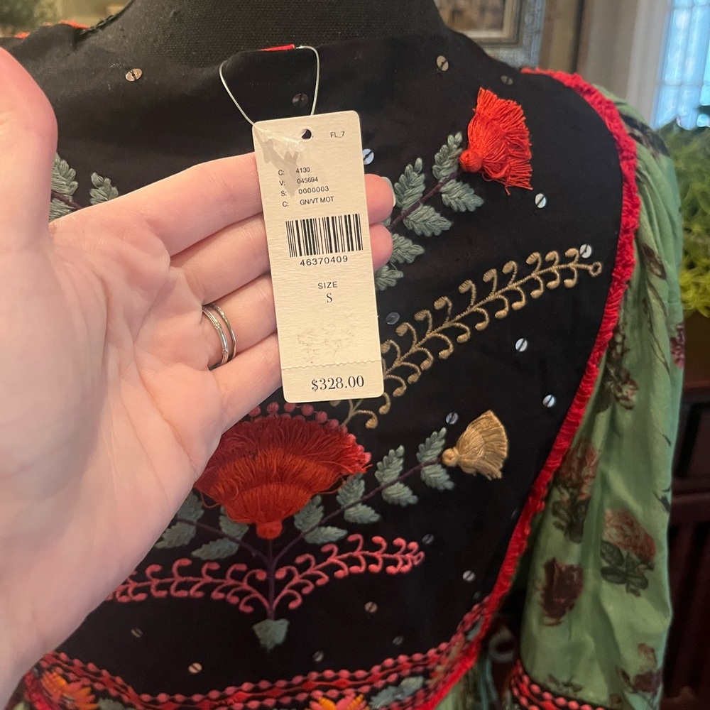 Anthropologie Verb Basil Dress NWT Sz S - Picture 9 of 13